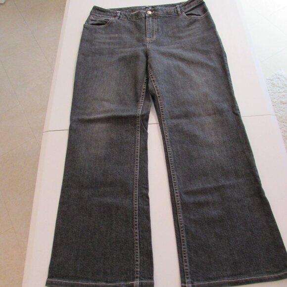 J Jill Vintage Charcoal Kick Flare Jeans Hong Kong Size 10 - Picture 1 of 16